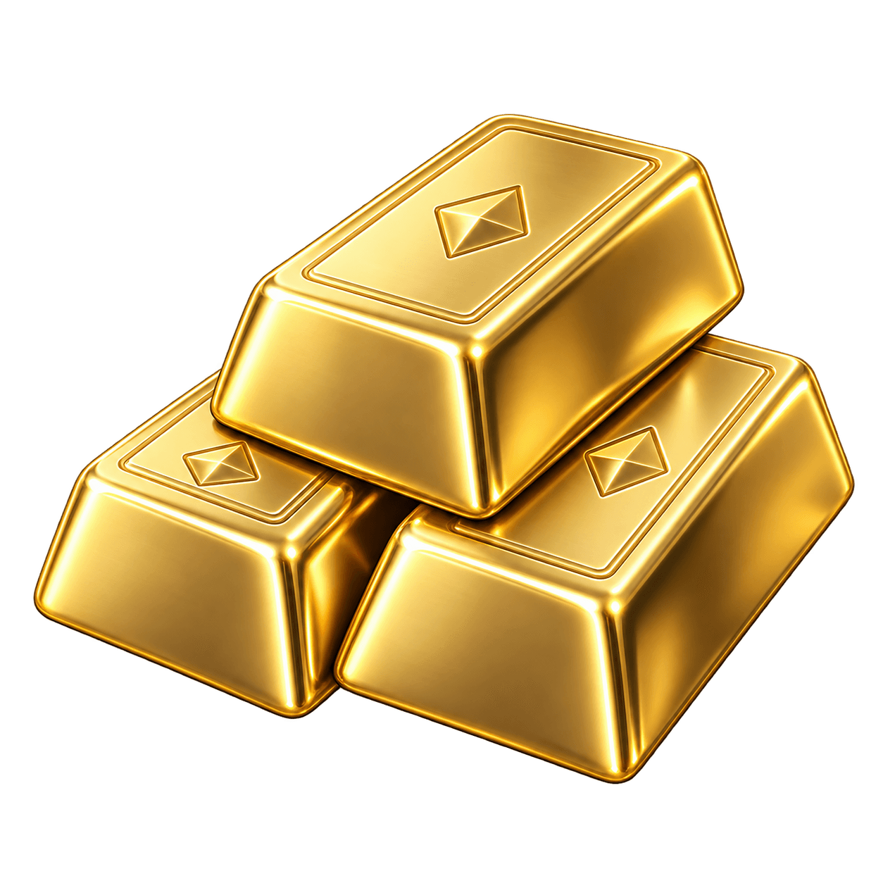 Three gold bars representing commodities market coverage
