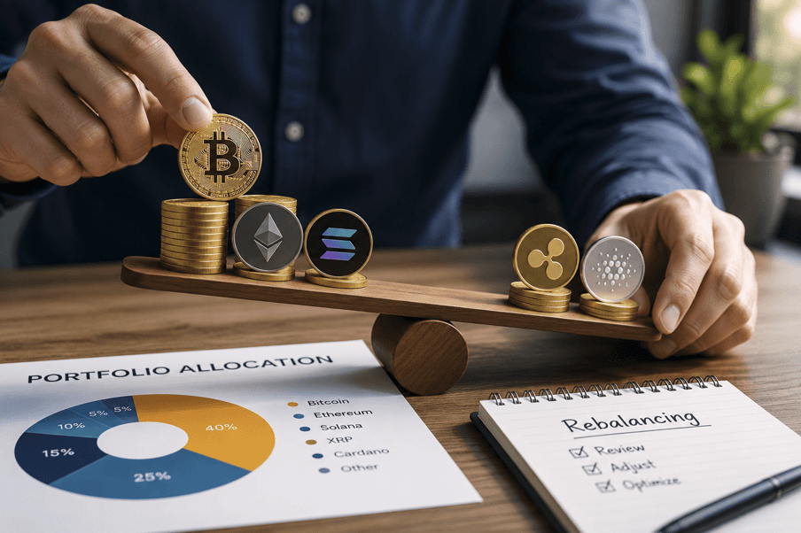 Crypto Portfolio Rebalancing Strategy: Rules, Thresholds and Examples